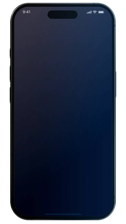 Interfaccia di trading mobile di Eterno Corevia